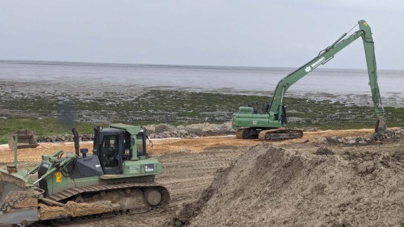 Baustelle Klimadeich