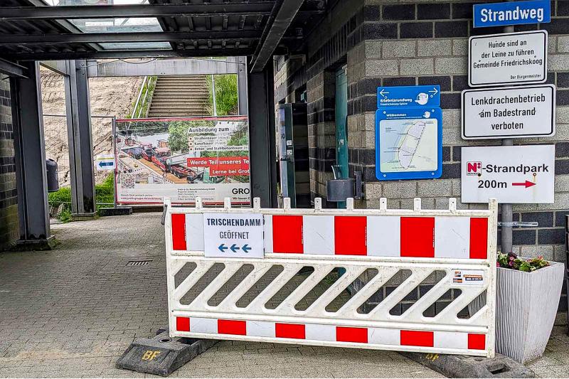 Baustelle Klimadeich