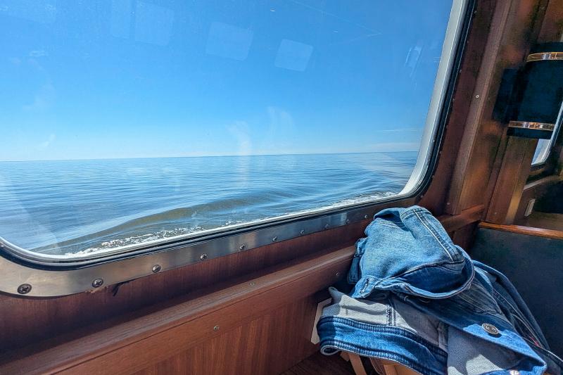 Auf dem Weg zu den Seehundbänken