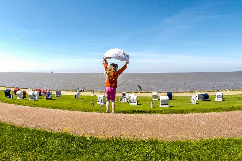 Das erste Aufeinandertreffen eines Kindes mit der Nordsee
