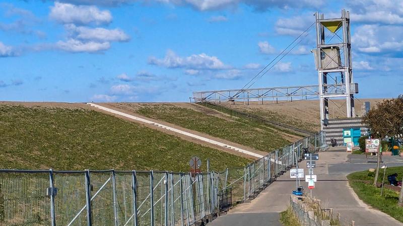 Klimadeich Baustelle Friedrichskoog