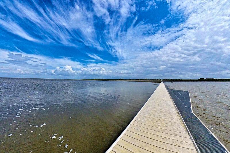 Nordbuhne an der Spitze Friedrichskoog