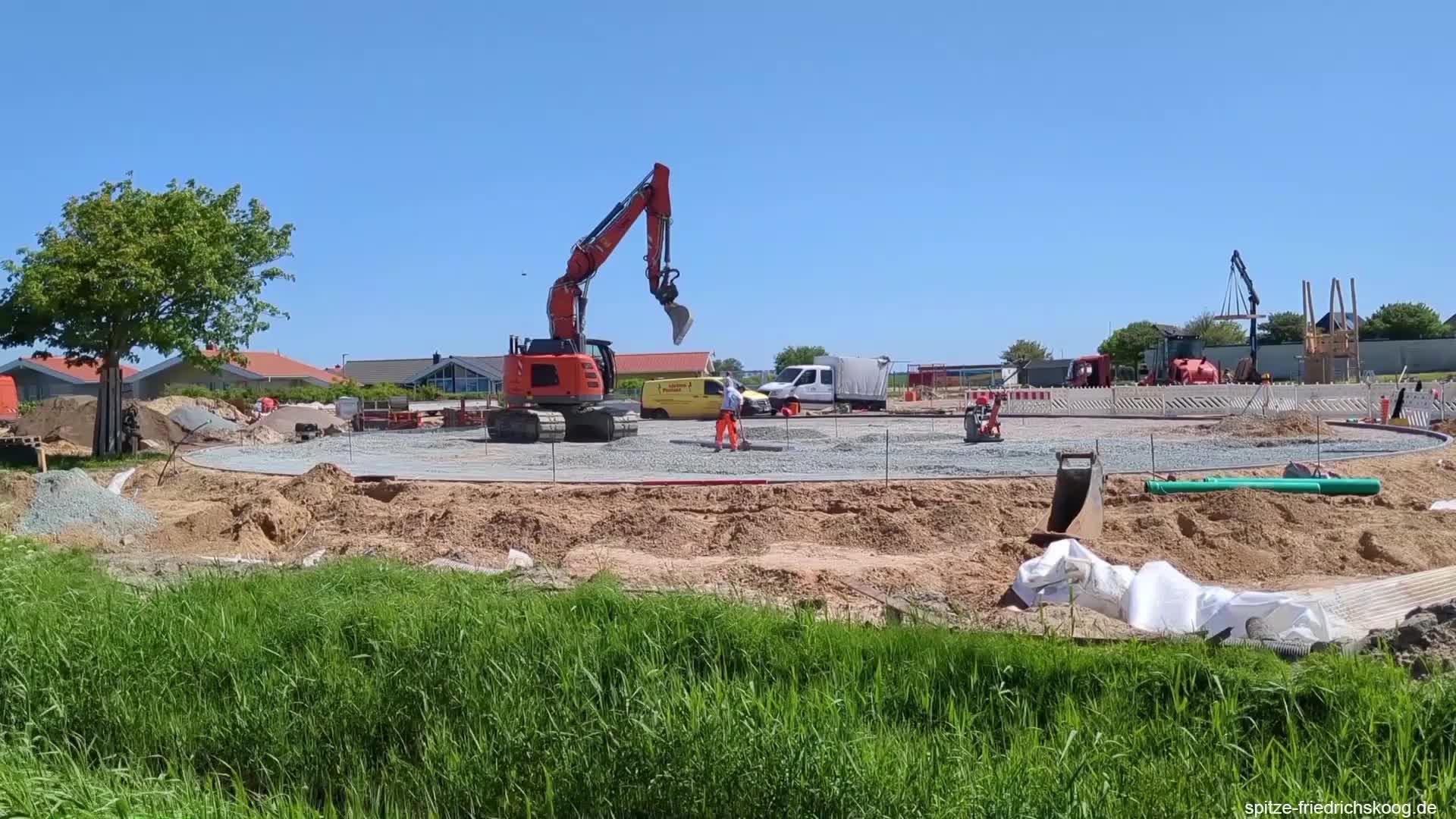 Baustelle am alten Kurpark